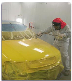 Blowtherm spray booth